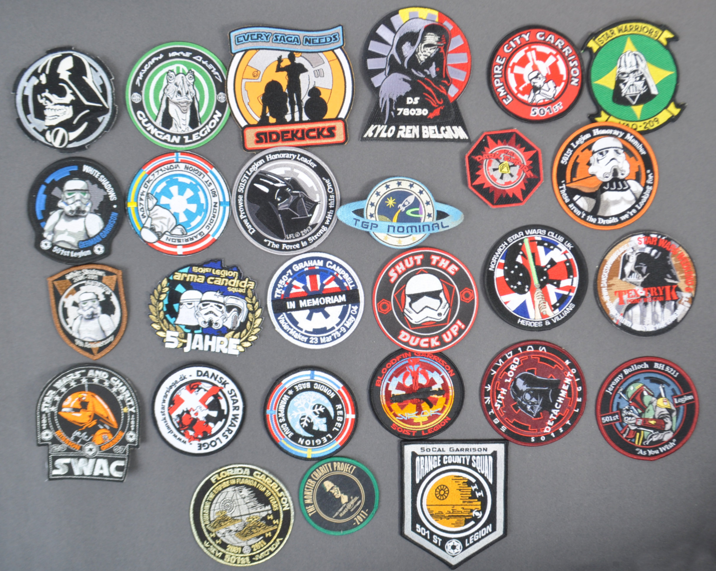 ESTATE OF DAVE PROWSE - COLLECTION OF STAR WARS PATCHES