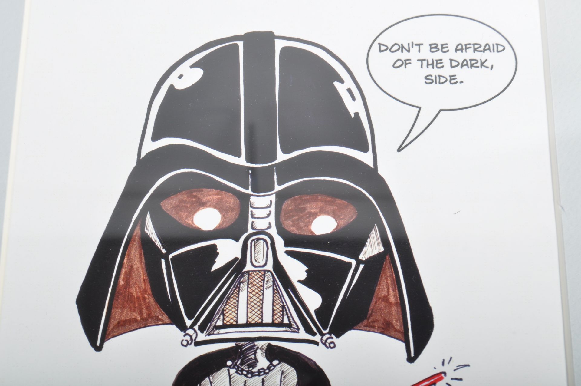 ESTATE OF DAVE PROWSE - FAN ARTWORK - STAR WARS DARTH VADER - Image 3 of 3