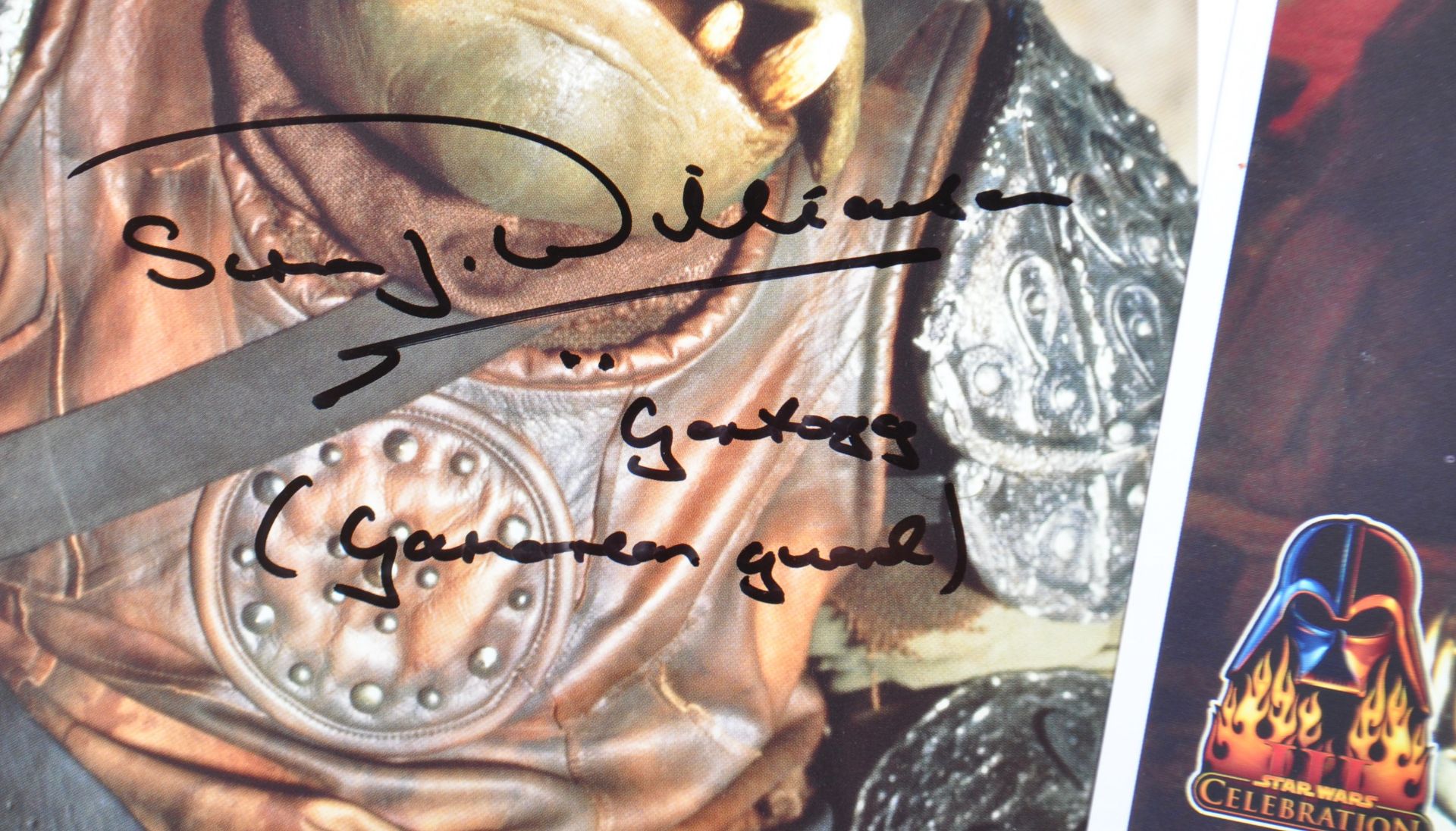 ESTATE OF DAVE PROWSE – STAR WARS OFFICIAL PIX CELEBRATION III SIGNED PHOTOS - Image 2 of 3