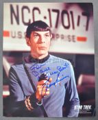 ESTATE OF DAVE PROWSE - STAR TREK - LEONARD NIMOY DEDICATED PHOTO