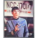 ESTATE OF DAVE PROWSE - STAR TREK - LEONARD NIMOY DEDICATED PHOTO