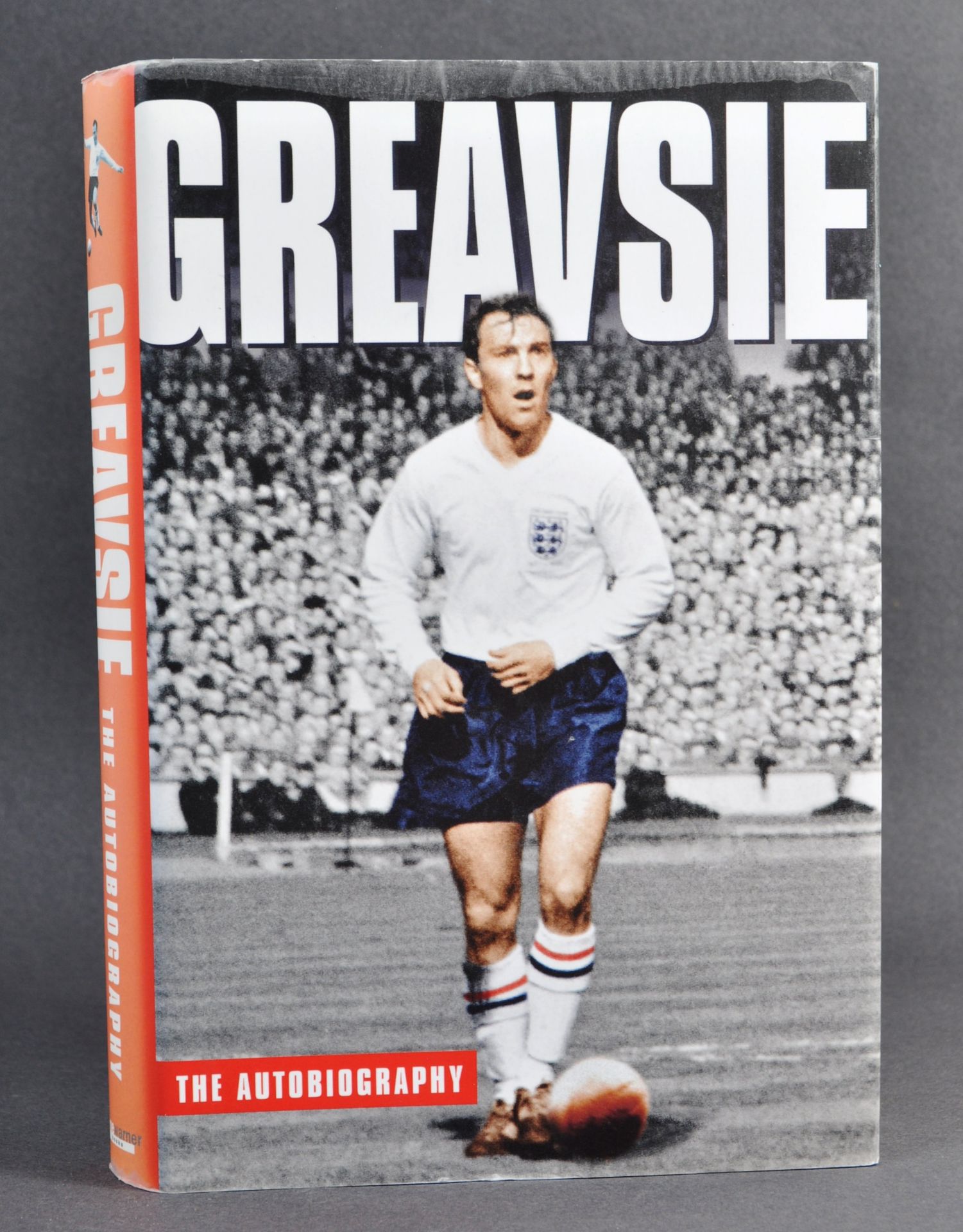 ESTATE OF DAVE PROWSE - JIMMY GREAVES - FOOTBALL SIGNED AUTOBIOGRAPHY