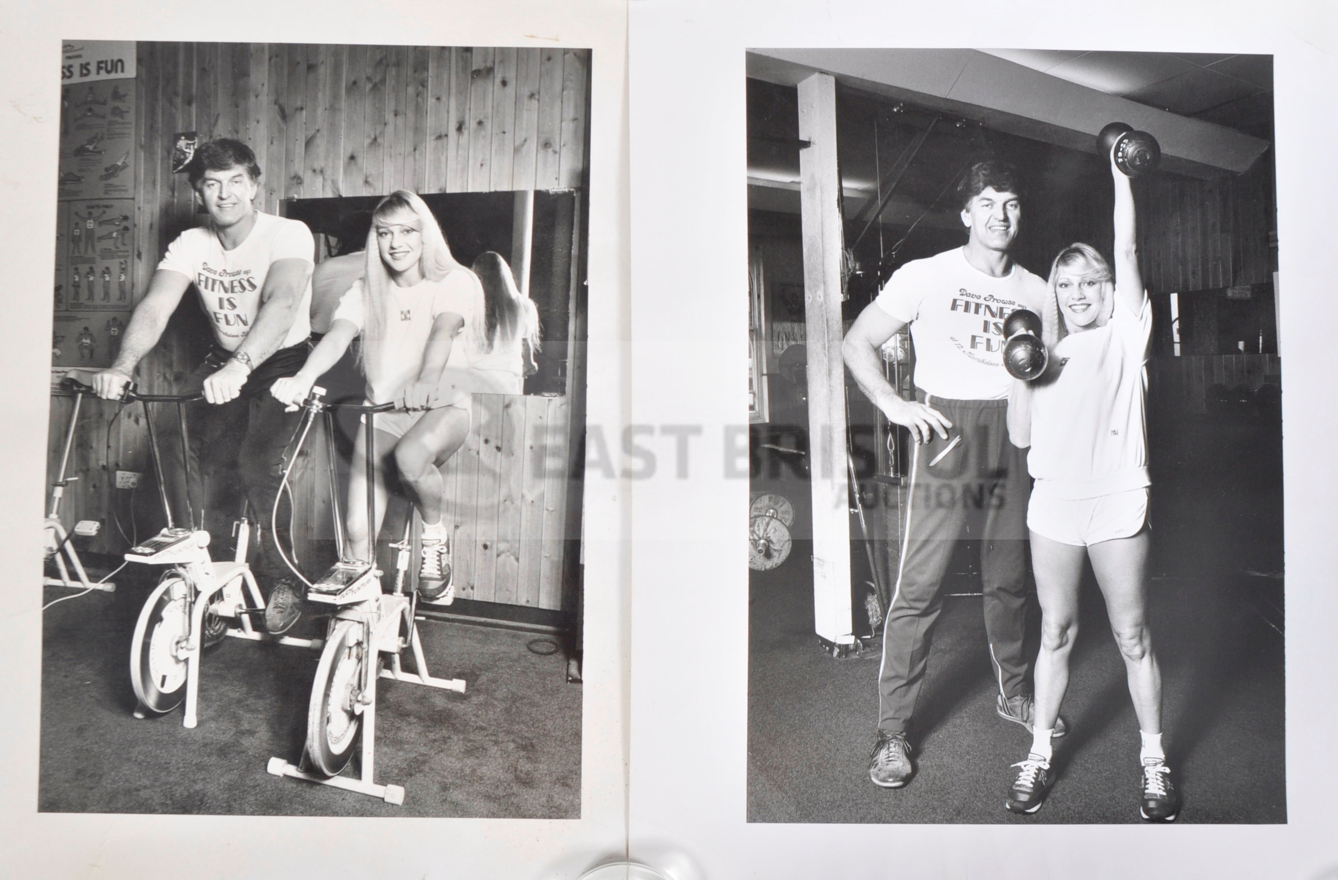 ESTATE OF DAVE PROWSE - ORIGINAL STAR GYM PROMOTIONAL PHOTOS