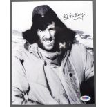 ESTATE OF DAVE PROWSE - SIR EDMUND HILLARY SIGNED PHOTO