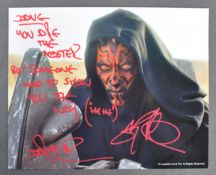 ESTATE OF DAVE PROWSE - RAY PARK (DARTH MAUL) SIGNED PHOTOGRAPH