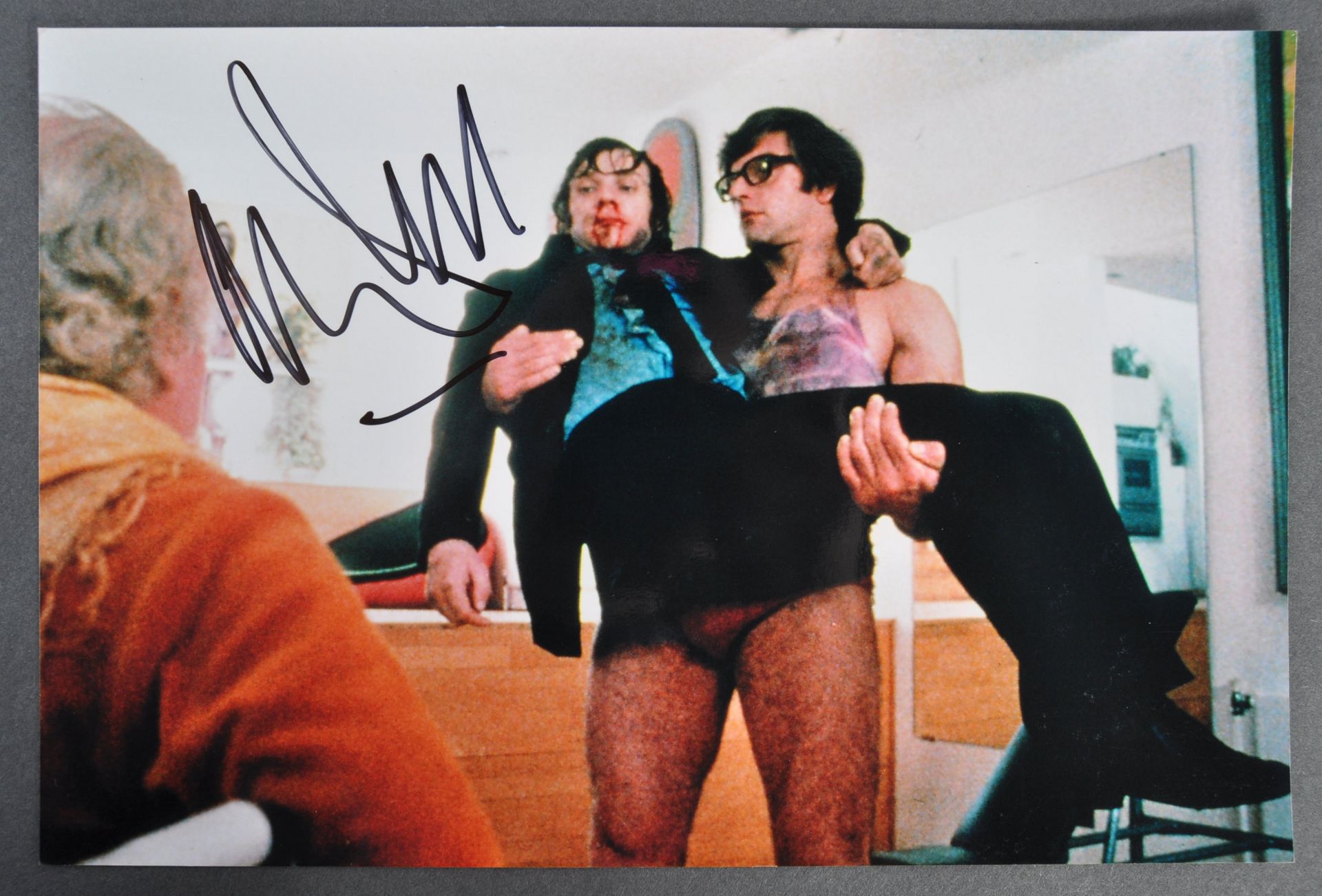 ESTATE OF DAVE PROWSE - A CLOCKWORK ORANGE - MCDOWELL SIGNED PHOTO