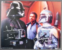 ESTATE OF DAVE PROWSE - VADER & FETT DUAL SIGNED PHOTOGRAPH