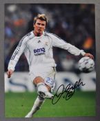 ESTATE OF DAVE PROWSE - DAVID BECKHAM AUTOGRAPHED PHOTOGRAPH