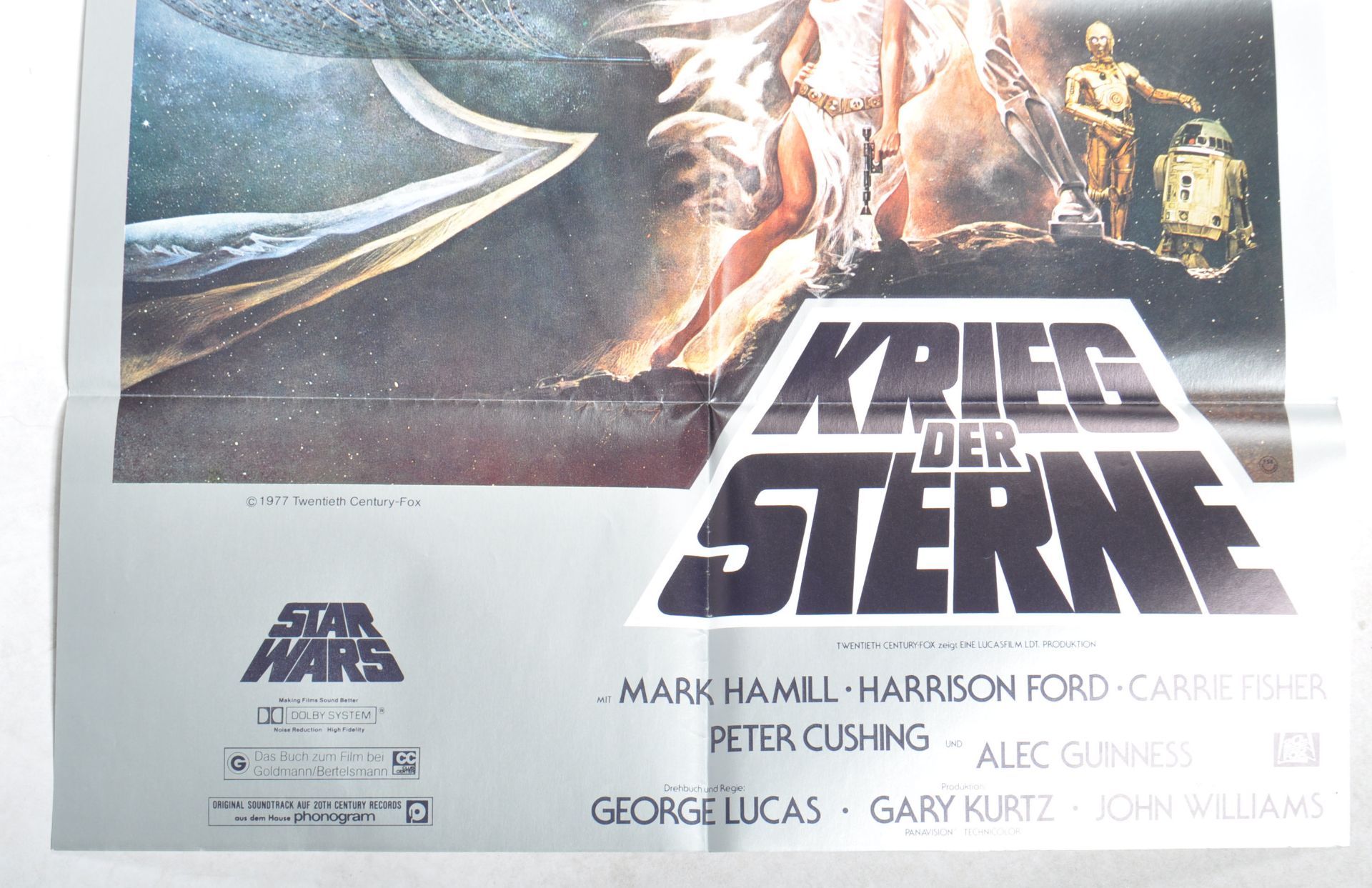 ESTATE OF DAVE PROWSE - STAR WARS 1977 ONE SHEET POSTER - Image 3 of 4