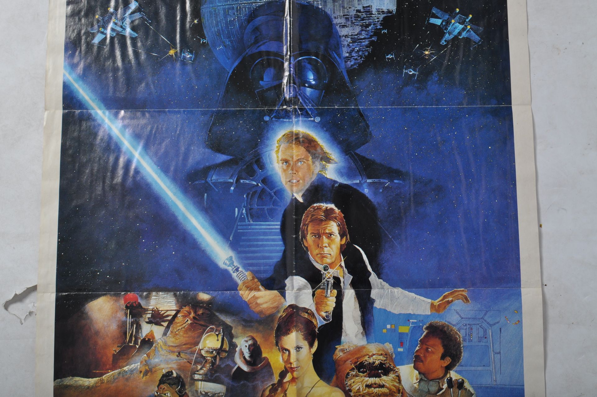 ESTATE OF DAVE PROWSE - AUSTRALIAN ROTJ STAR WARS POSTER - Image 3 of 5