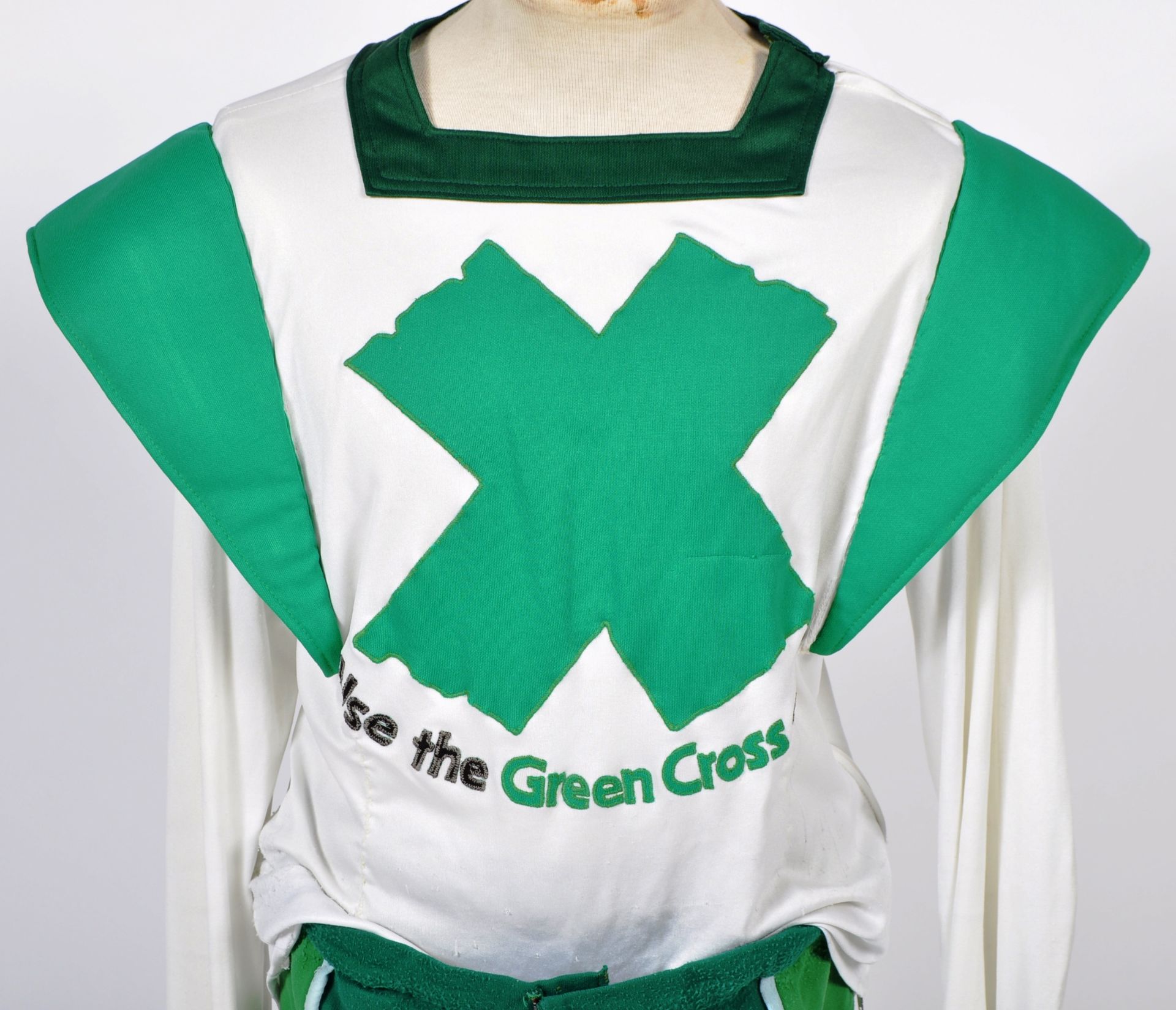 ESTATE OF DAVE PROWSE - SCREEN USED 'GREEN CROSS CODE MAN' COSTUME - Image 2 of 16