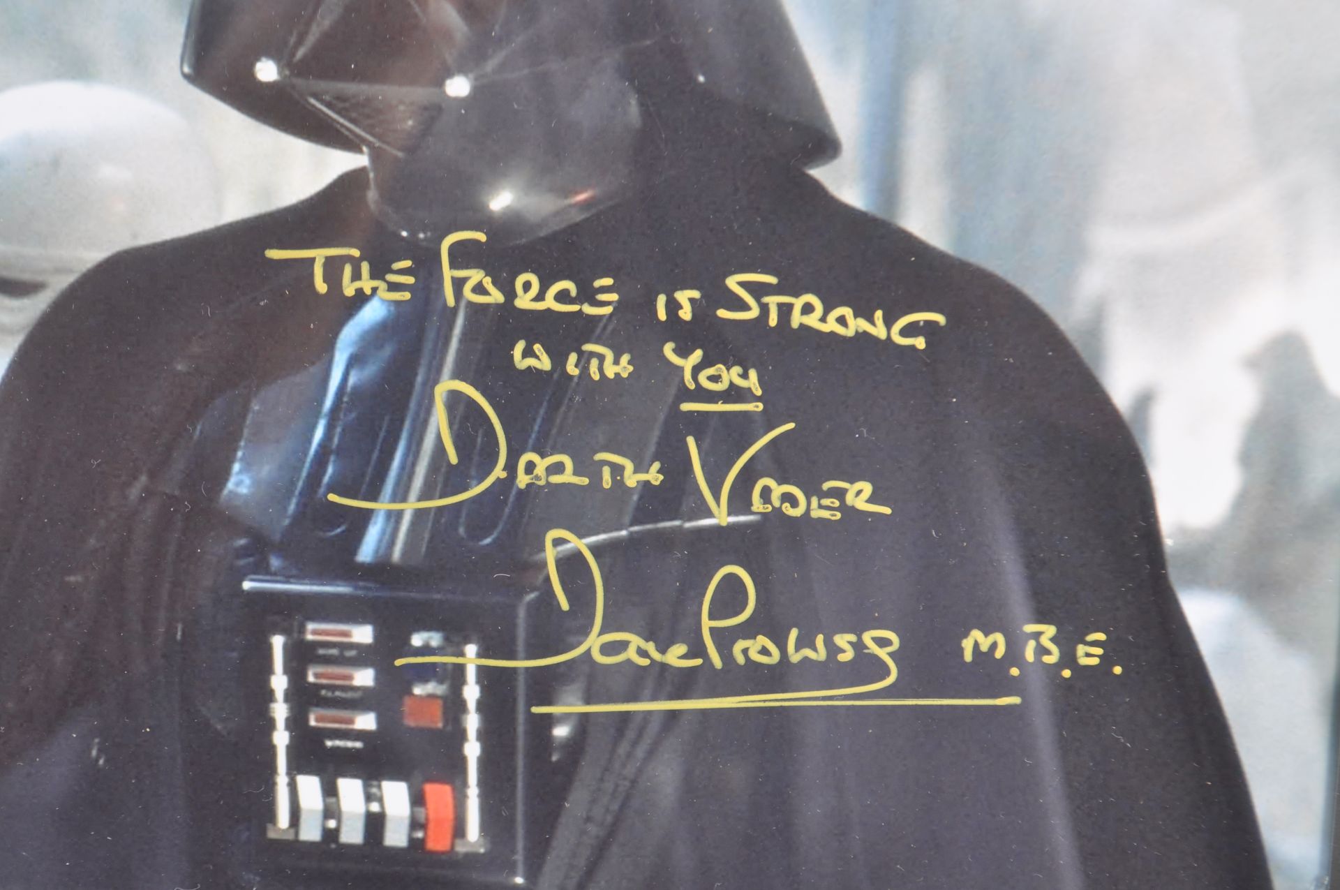 ESTATE OF DAVE PROWSE - AUTOGRAPHED PRESENTATION PHOTOGRAPH - Image 2 of 3