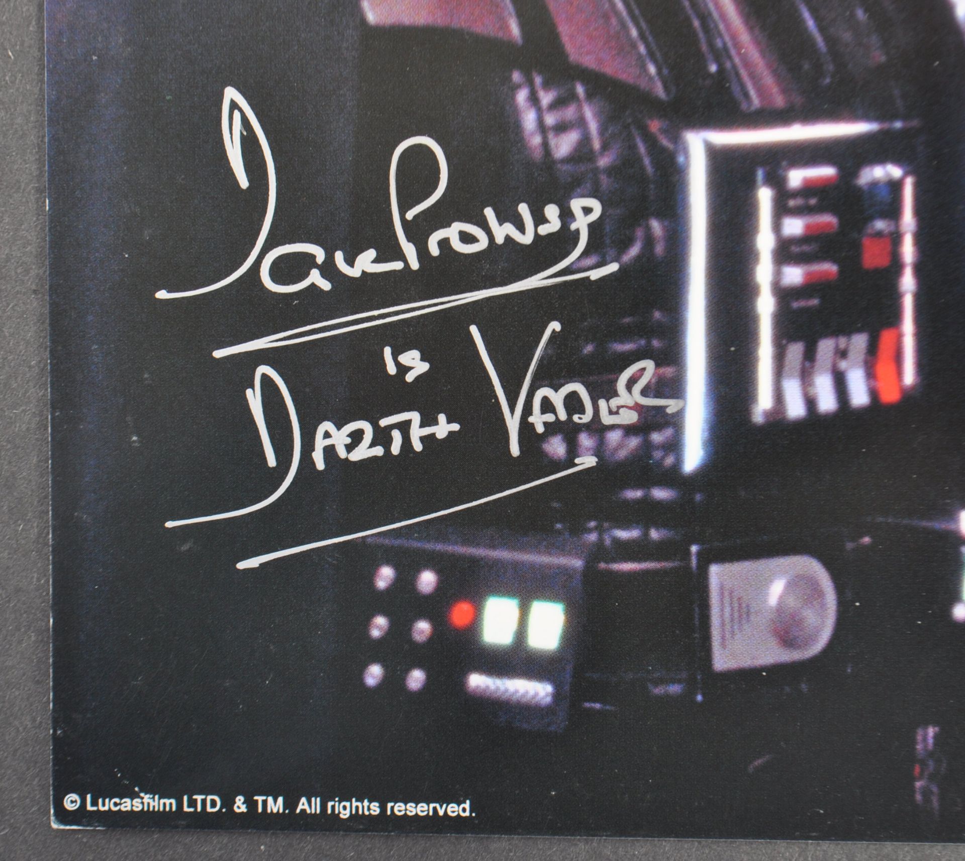 ESTATE OF DAVE PROWSE - VADER & FETT DUAL SIGNED PHOTOGRAPH - Image 2 of 3