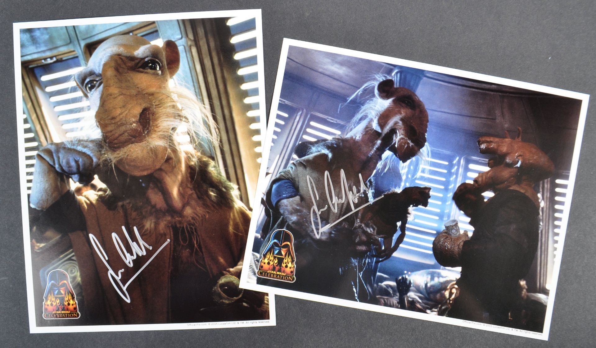 ESTATE OF DAVE PROWSE – STAR WARS OFFICIAL PIX CELEBRATION III SIGNED PHOTO