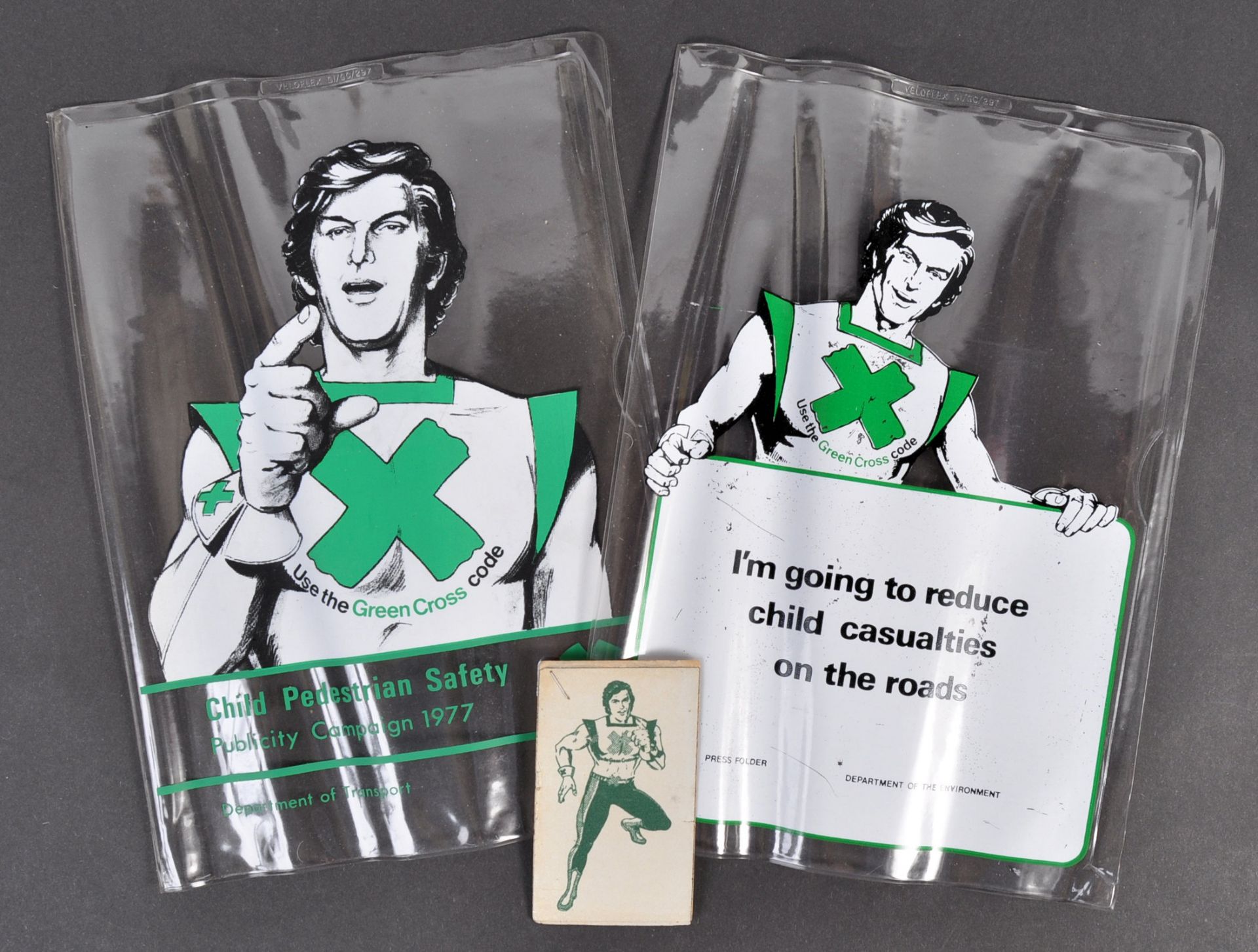 ESTATE OF DAVE PROWSE - GREEN CROSS CODE MEMORABILIA