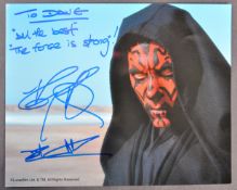 ESTATE OF DAVE PROWSE - RAY PARK (DARTH MAUL) SIGNED PHOTOGRAPH
