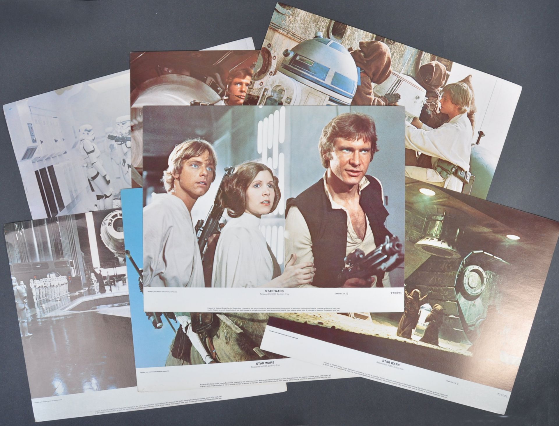 ESTATE OF DAVE PROWSE - STAR WARS SET OF LARGE LOBBY CARDS