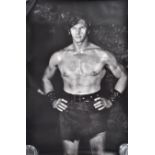 ESTATE OF DAVE PROWSE - LARGE BLACK AND WHITE PHOTOGRAPH