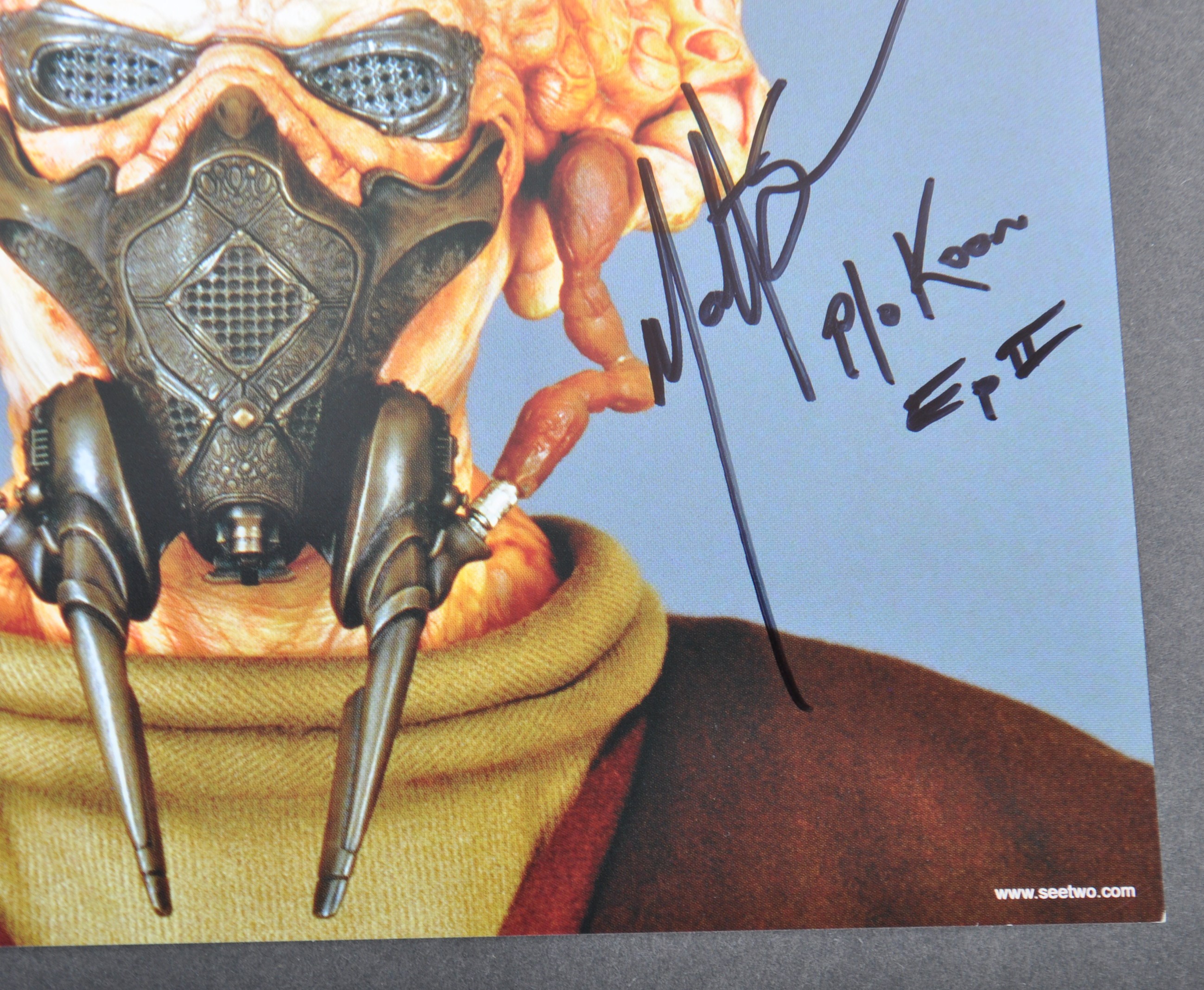 ESTATE OF DAVE PROWSE - STAR WARS OFFICIAL PIX MATT SLOAN SIGNED PHOTOS - Image 3 of 3