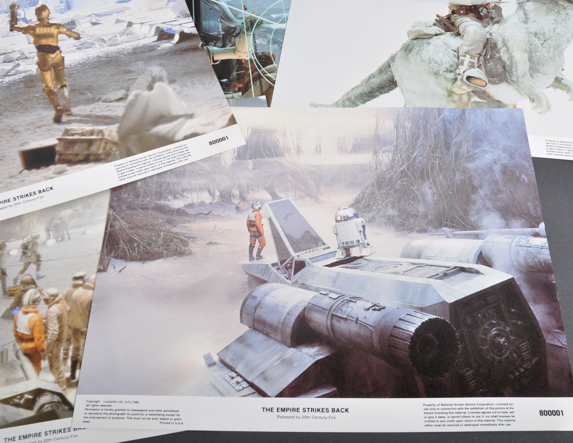 ESTATE OF DAVE PROWSE - SET OF SIX EMPIRE STRIKES BACK LOBBY CARDS - Image 3 of 4