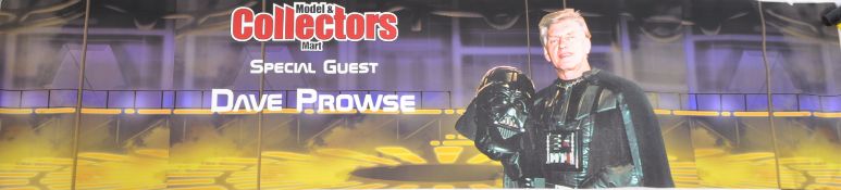 ESTATE OF DAVE PROWSE - LARGE PERSONAL APPEARANCE BANNER