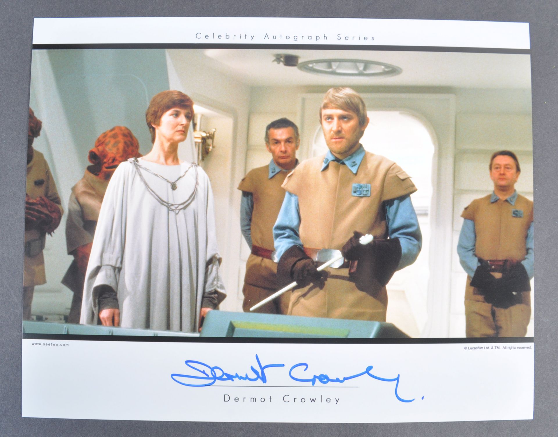 ESTATE OF DAVE PROWSE - SEETWO OFFICIAL PIX SIGNED 11X14" PHOTO