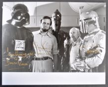 ESTATE OF DAVE PROWSE - PROWSE, BULLOCH & KURTZ TRIPLE SIGNED PHOTO