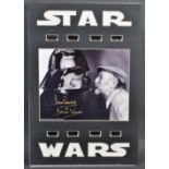 ESTATE OF DAVE PROWSE - AUTOGRAPH & FILM CEL DISPLAY