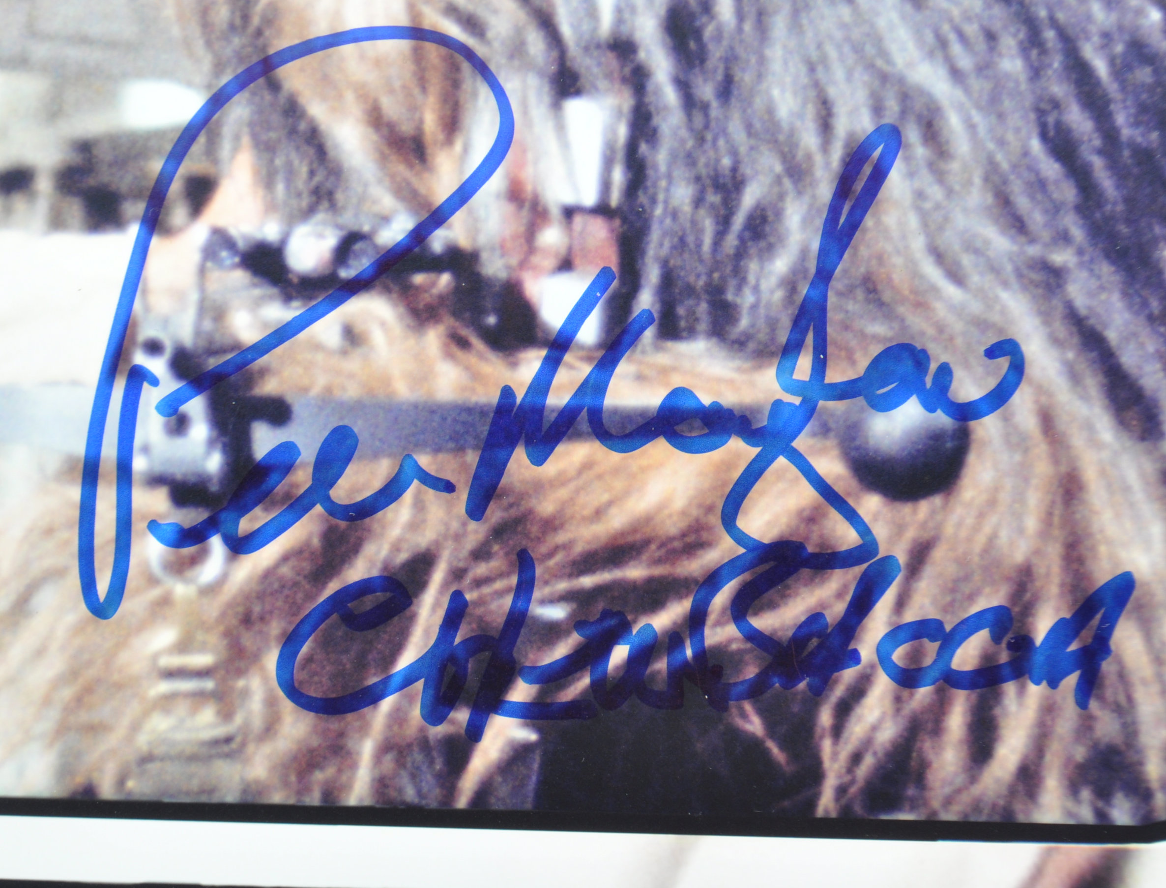 ESTATE OF DAVE PROWSE – STAR WARS - PETER MAYHEW SIGNED PHOTO - Image 2 of 2