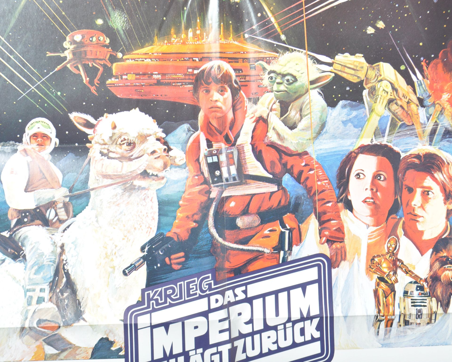 ESTATE OF DAVE PROWSE - EMPIRE STRIKES BACK ORIGINAL 1 SHEET POSTER - Image 3 of 4