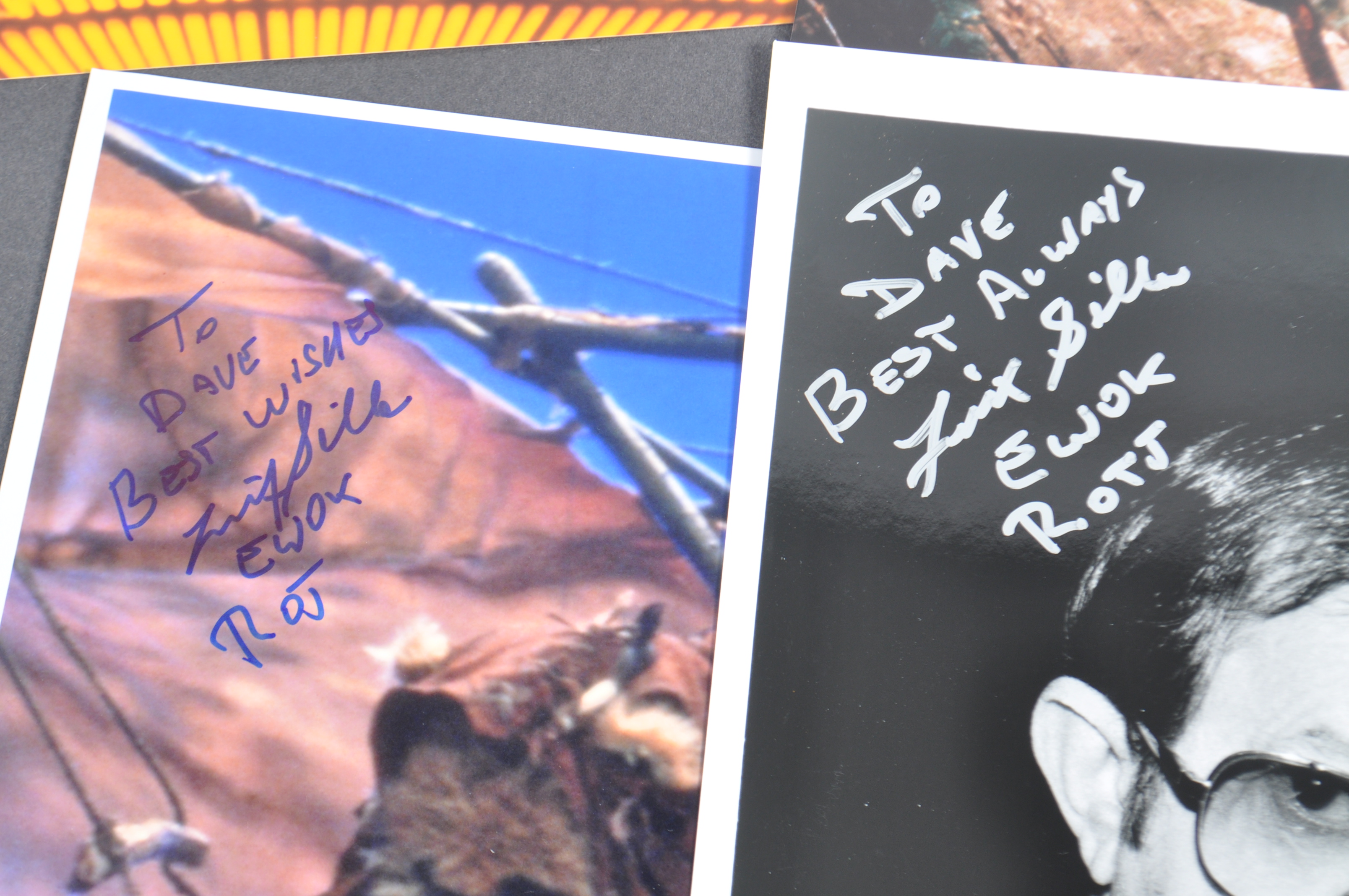 ESTATE OF DAVE PROWSE - STAR WARS - EWOK ACTOR AUTOGRAPHS - Image 3 of 3