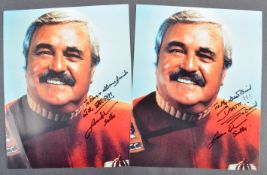 ESTATE OF DAVE PROWSE - STAR TREK - JAMES DOOHAN SCOTT SIGNED PHOTOS