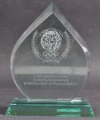 ESTATE OF DAVE PROWSE - PHYSICAL CULTURE AWARD TROPHY