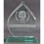 ESTATE OF DAVE PROWSE - PHYSICAL CULTURE AWARD TROPHY