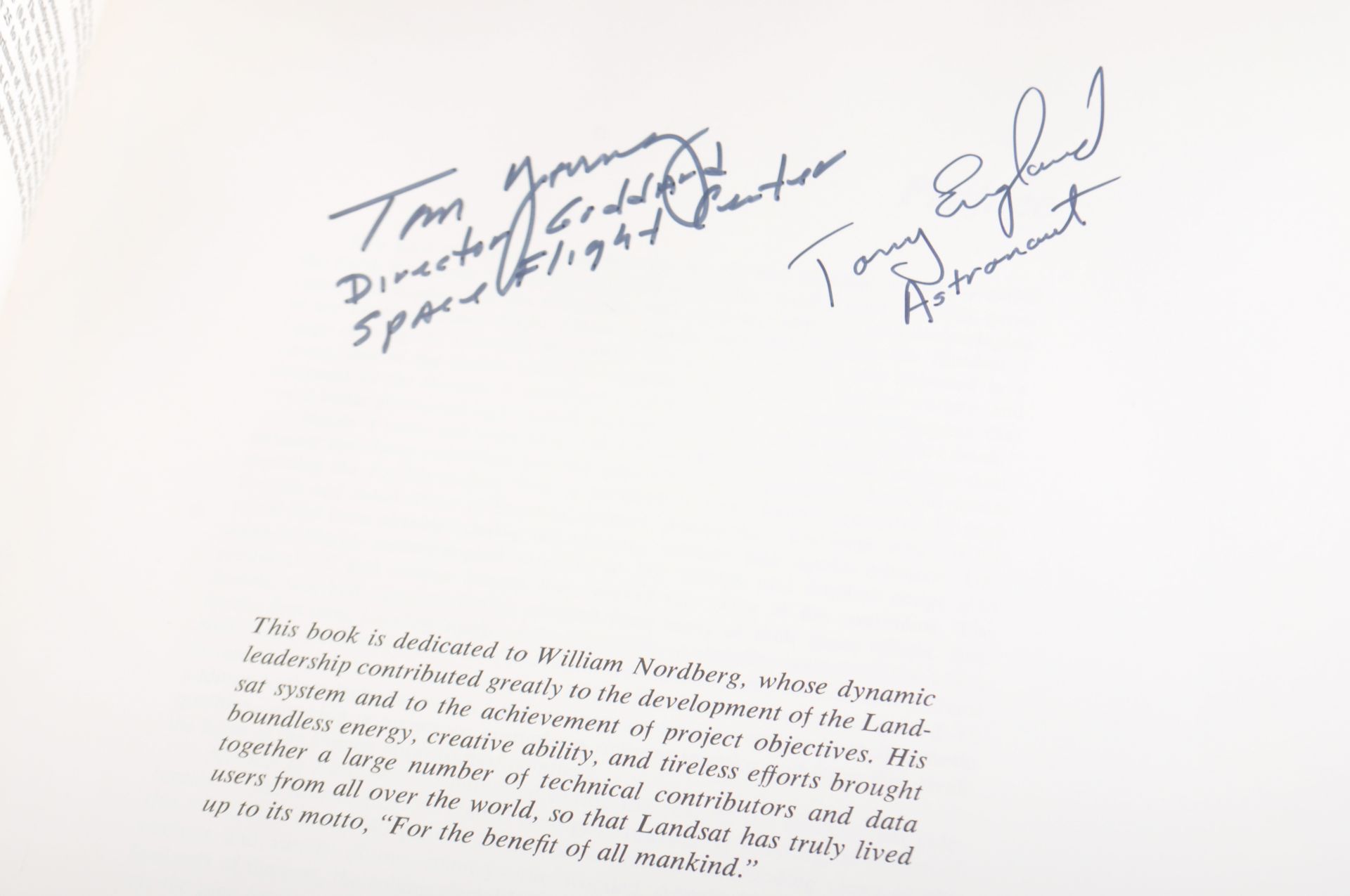 ESTATE OF DAVE PROWSE - SPACE TRAVEL - TWO AUTOGRAPHED BOOKS - Image 3 of 3