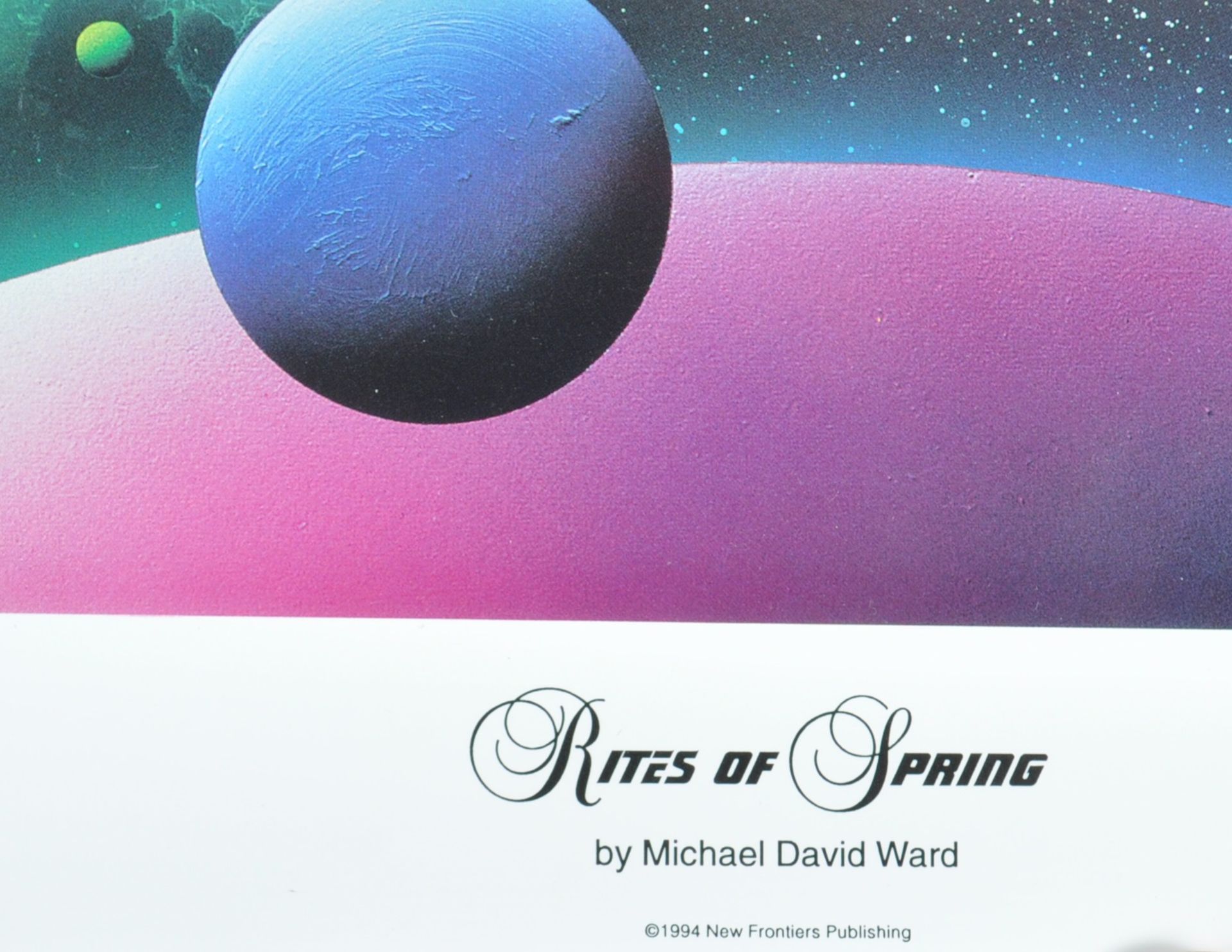 ESTATE OF DAVE PROWSE - MICHAEL DAVID WARD ' RITES OF SPRING ' LTD ED PRINT - Image 3 of 4