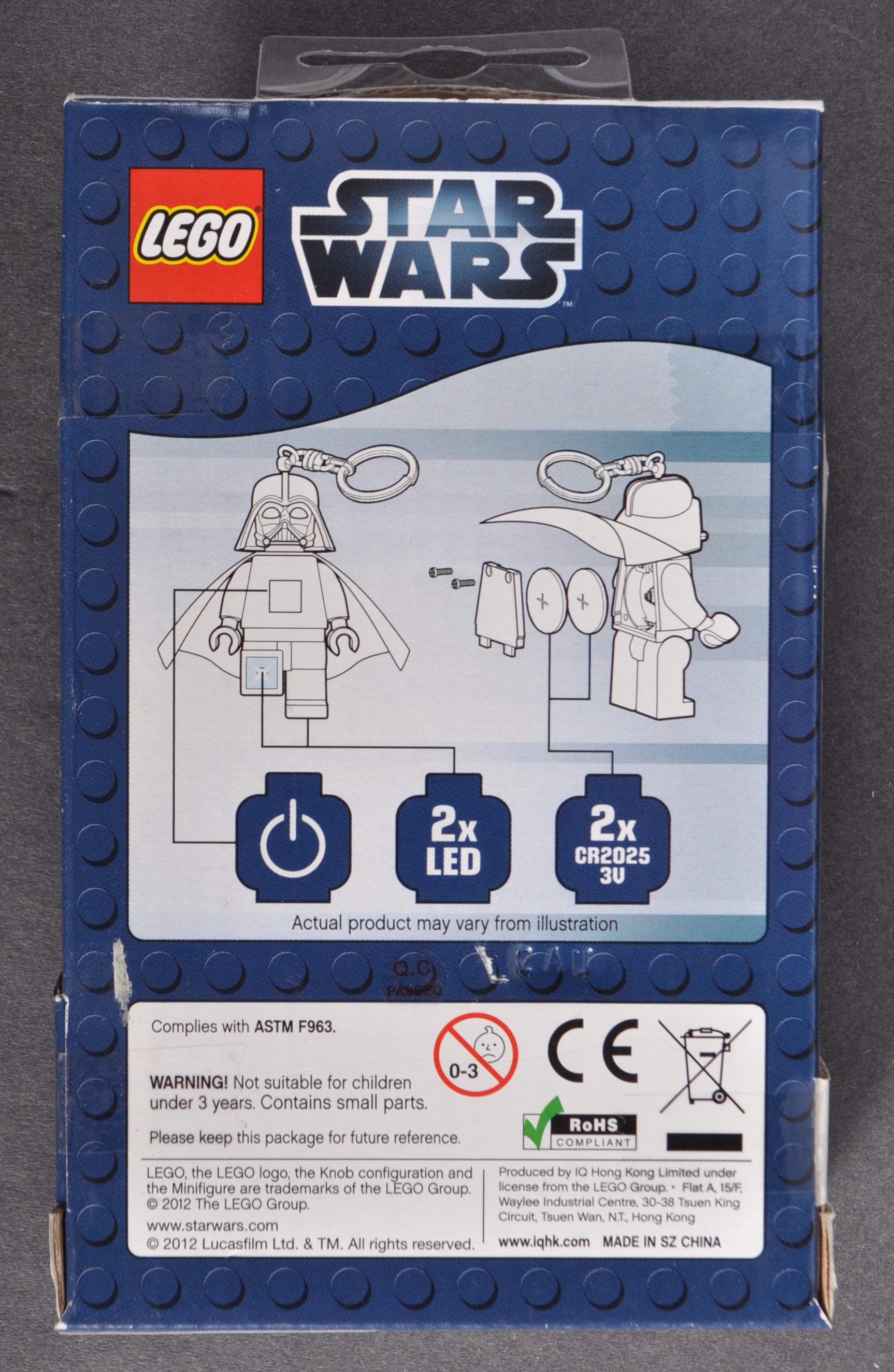 ESTATE OF DAVE PROWSE - STAR WARS - LEGO LED KEY LIGHT - Image 3 of 3