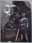 ESTATE OF DAVE PROWSE - 16X12" LARGE SIGNED PHOTO WITH QUOTE