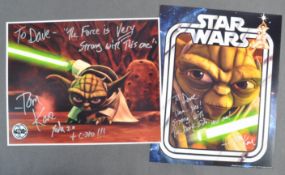 ESTATE OF DAVE PROWSE - STAR WARS - TOM KANE SIGNED PHOTOS