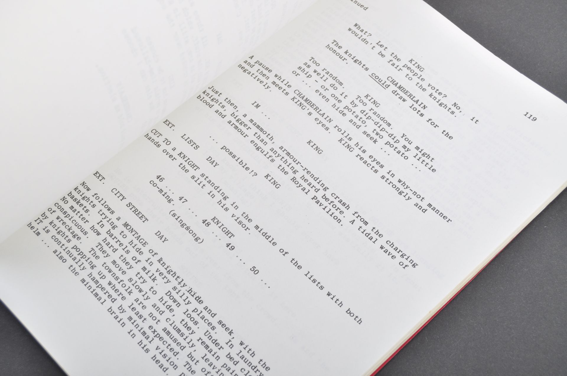 ESTATE OF DAVE PROWSE - JABBERWOCKY (1977) - ORIGINAL SCRIPT - Image 3 of 5