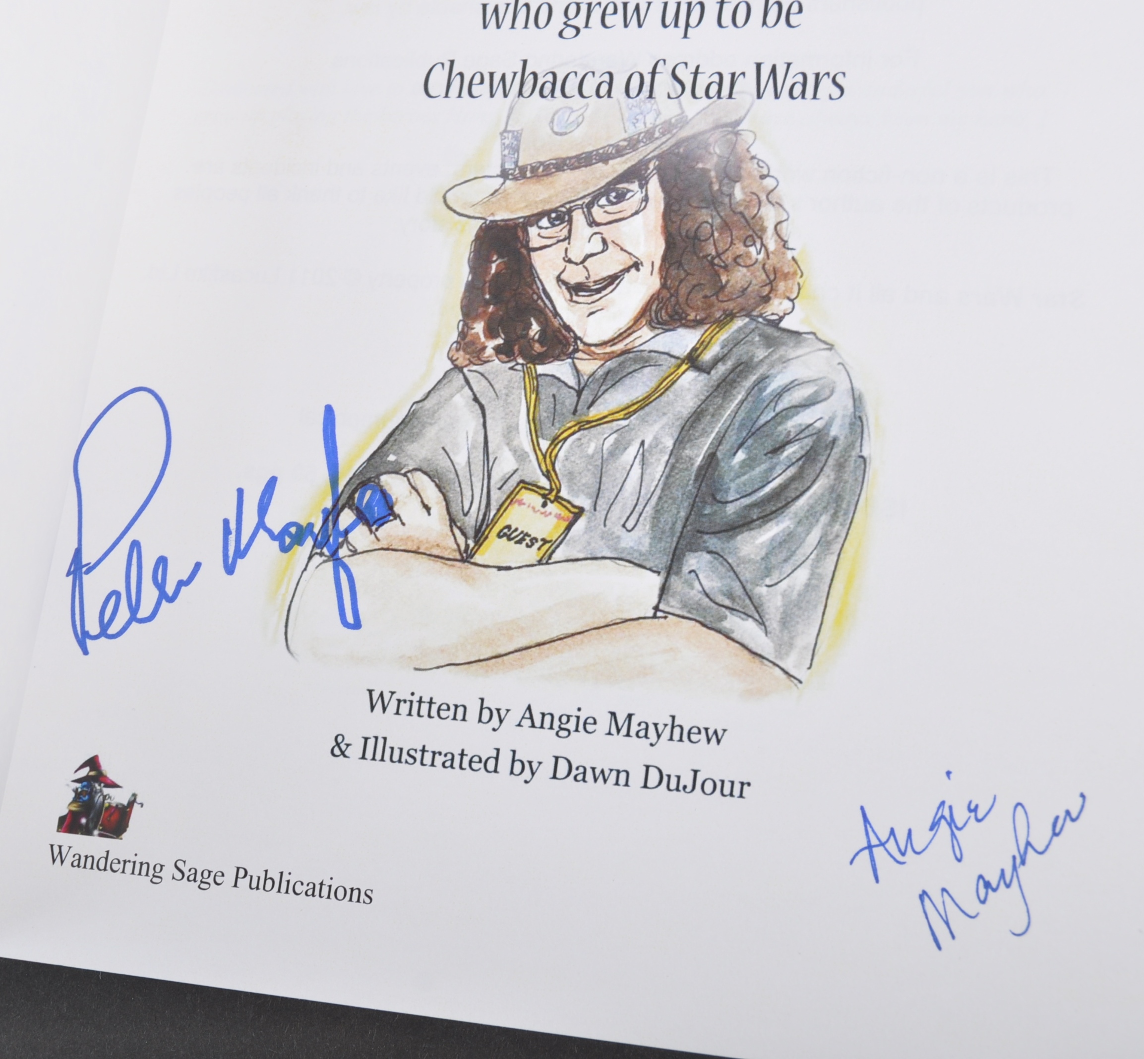 ESTATE OF DAVE PROWSE - GROWING UP GIANT PETER MAYHEW SIGNED - Image 2 of 4