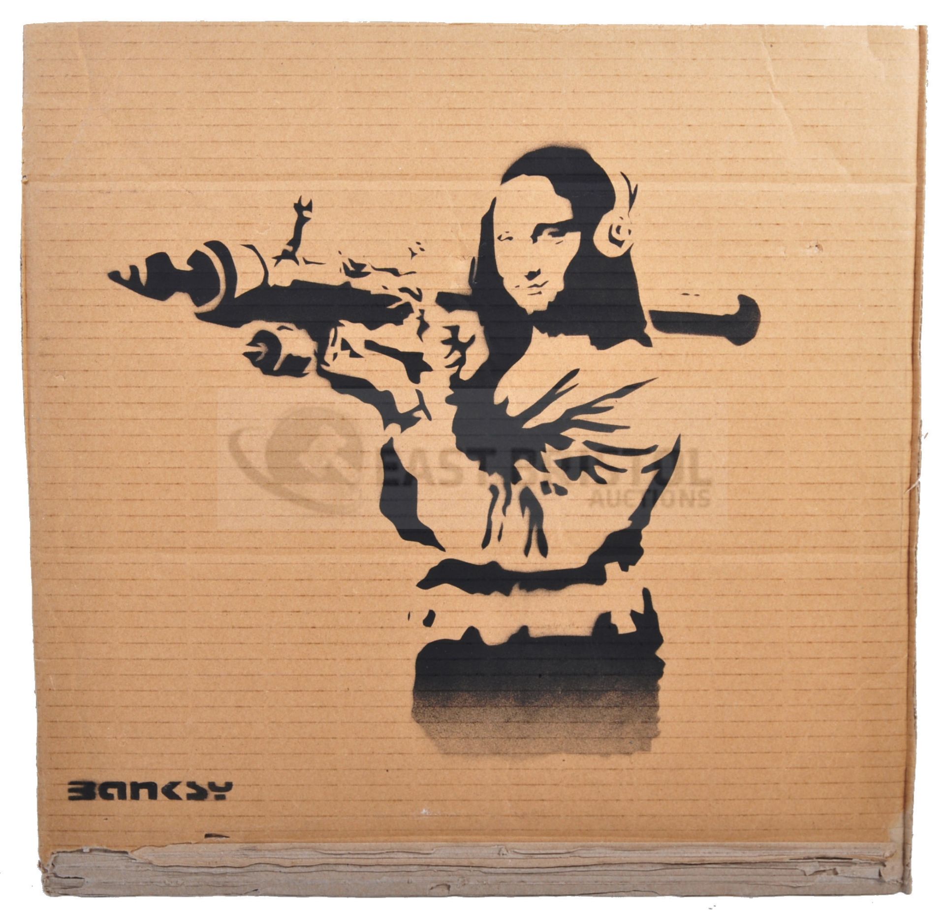 BANKSY - DISMALAND 2015 - MONA LISA BAZOOKA