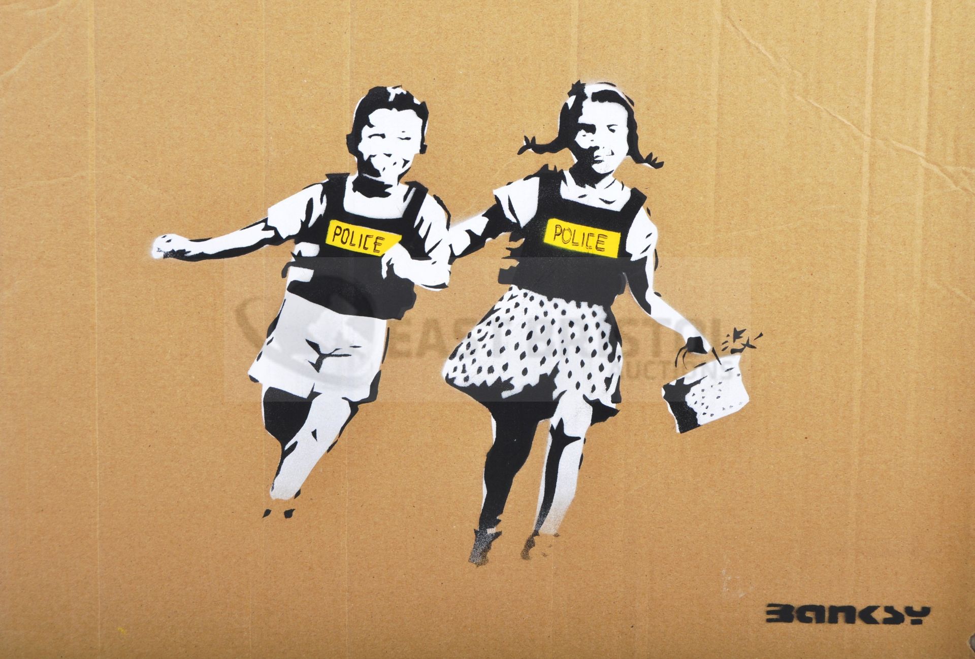 BANKSY - DISMALAND 2015 - JACK & JILL (POLICE KIDS) - Image 2 of 4