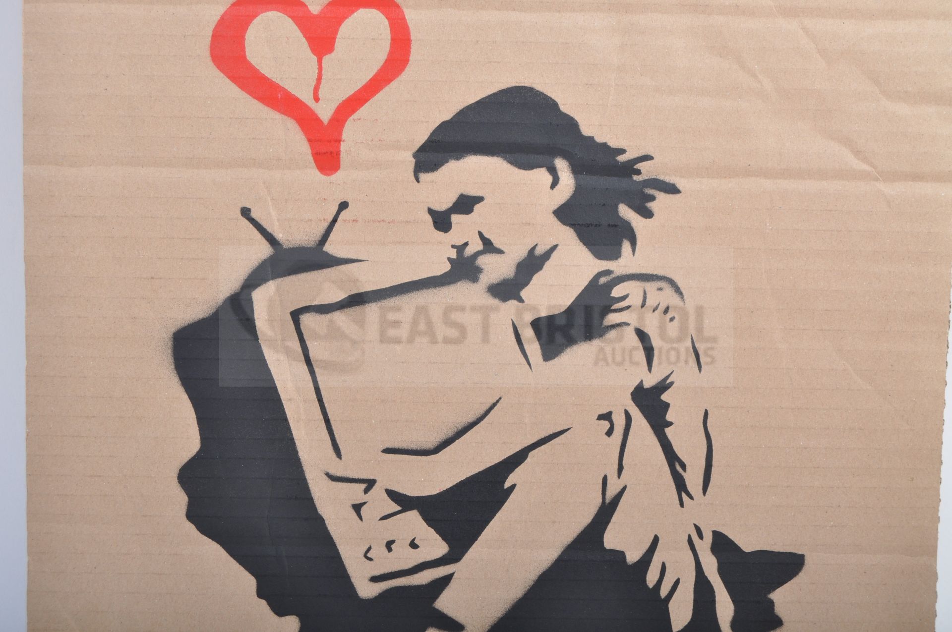 BANKSY - DISMALAND 2015 - LOVE YOUR TELEVISION - Image 2 of 4