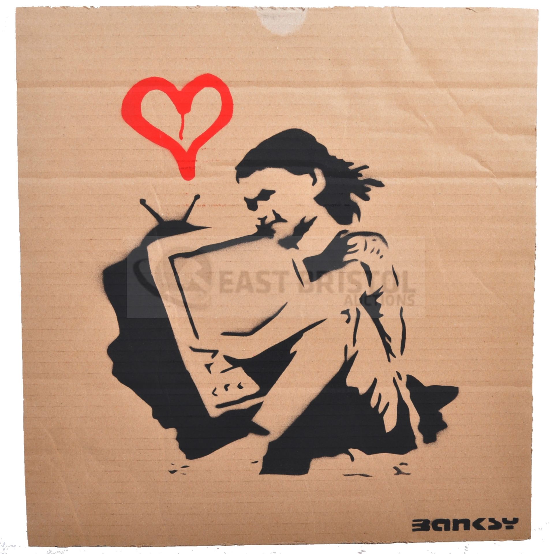 BANKSY - DISMALAND 2015 - LOVE YOUR TELEVISION