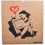 BANKSY - DISMALAND 2015 - LOVE YOUR TELEVISION