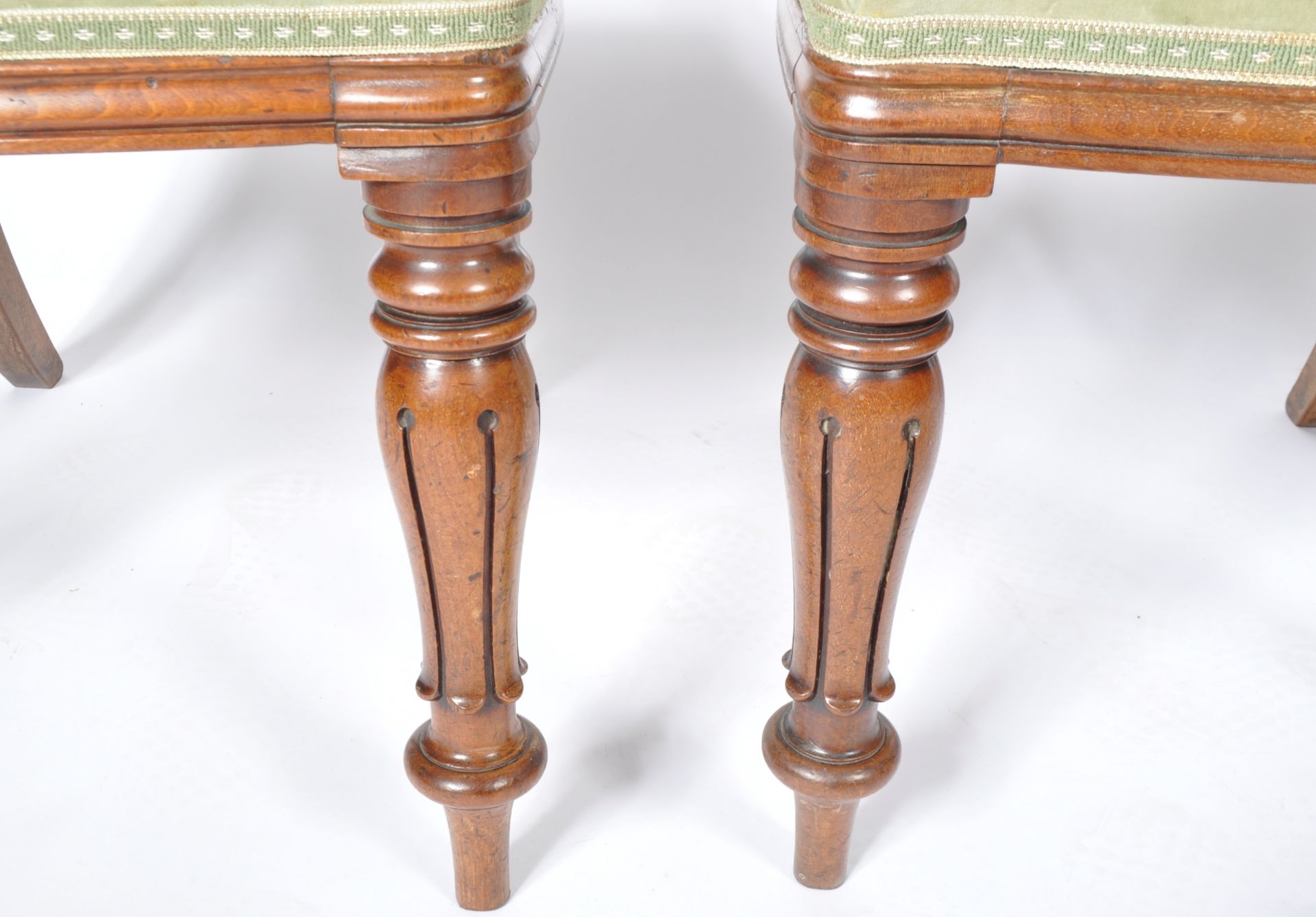 SET OF ANTIQUE GEORGIAN COUNTRY HOUSE LARGE DINING CHAIRS - Image 6 of 14