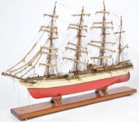 INDIAMAN LARGE MUSEUM QUALITY MODEL OF SAILING SHIP GALLEON