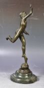 ANTIQUE 17TH/18TH CENTURY ITALIAN BRONZE OF MERCURY