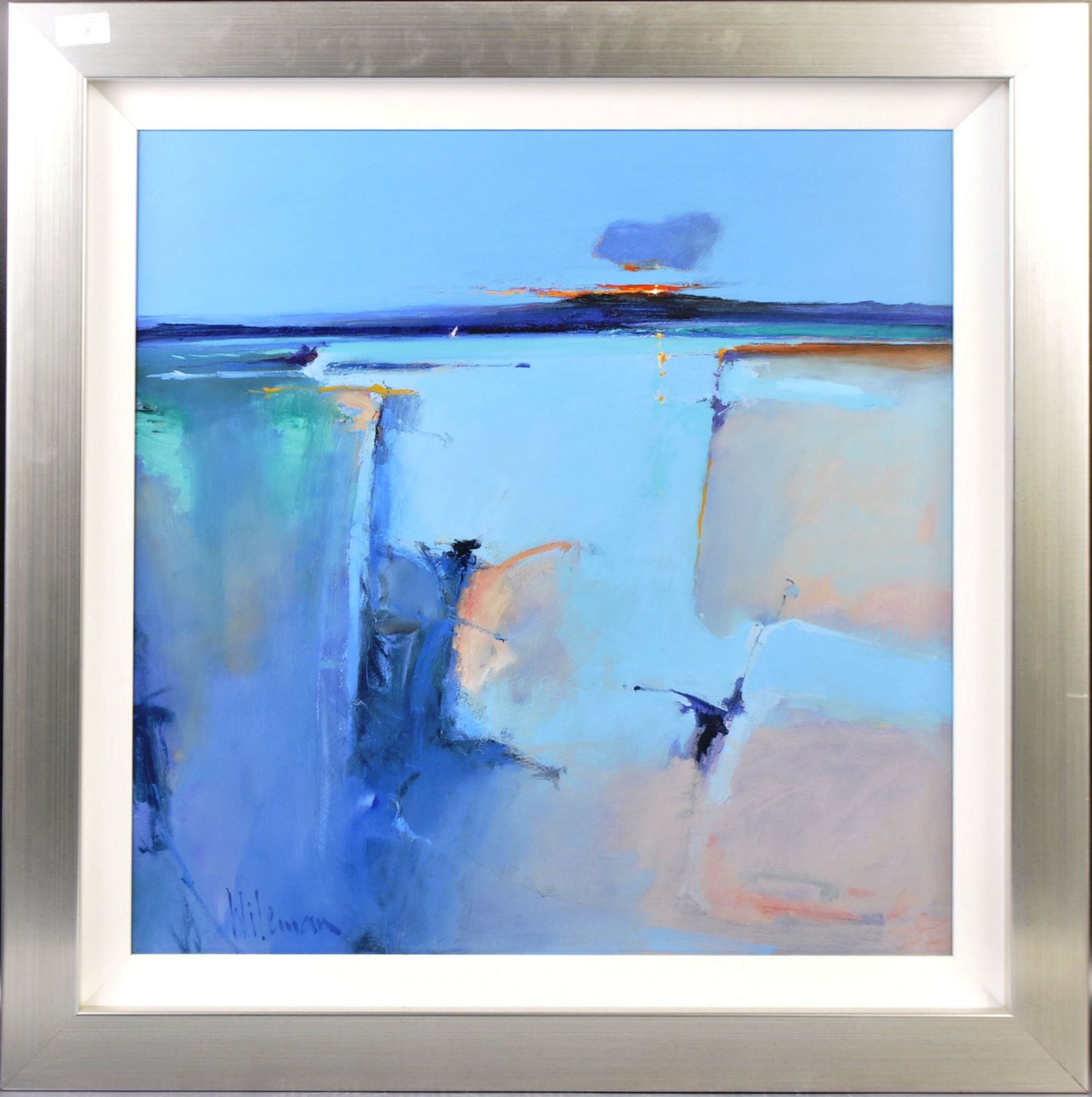 PETER WILEMAN B1946 - ORIGINAL OIL ON BOARD LANDSCAPE PAINTING - Image 2 of 7